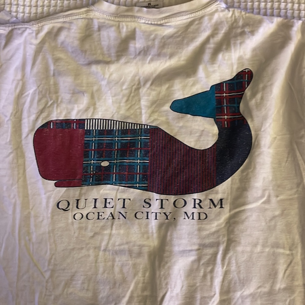 White t shirt from quiet storm